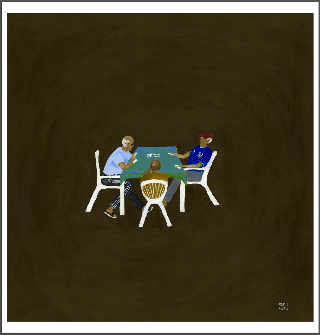 “The Scopa Table” Print