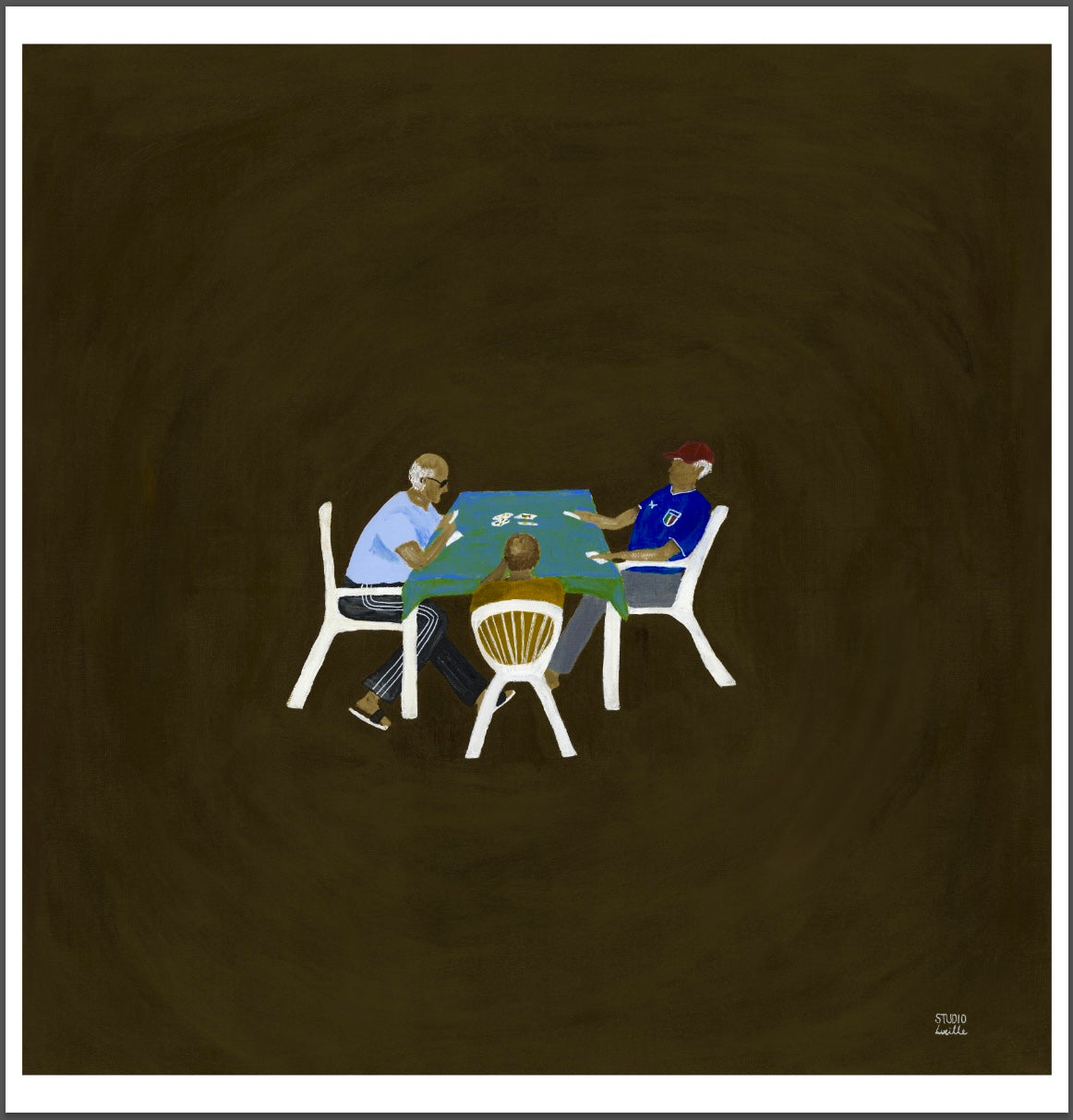 “The Scopa Table” Print